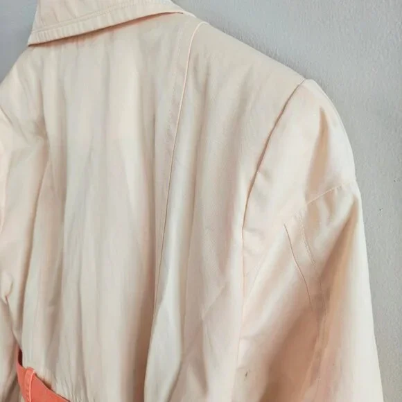 BLACK RIVET Double Breasted Trench Coat - Picture 2 of 16